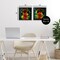 Stupell Industries Gradient Gaming Phrases 2pc Framed Giclee Set, design by Marcus Prime